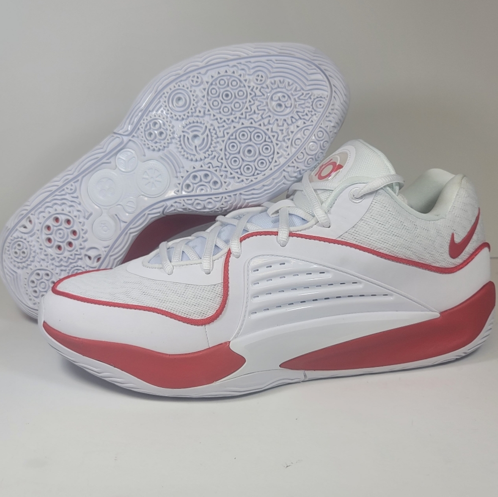 Nike KD 16 TB Basketball White Red FN7091-102 Mens Size NEW RARE Shoes